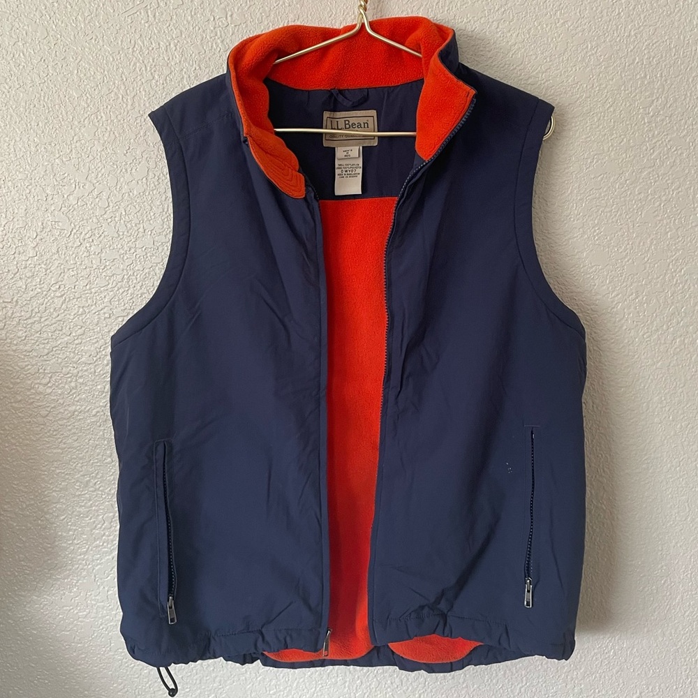 L L Bean Winter Vest Size Medium
